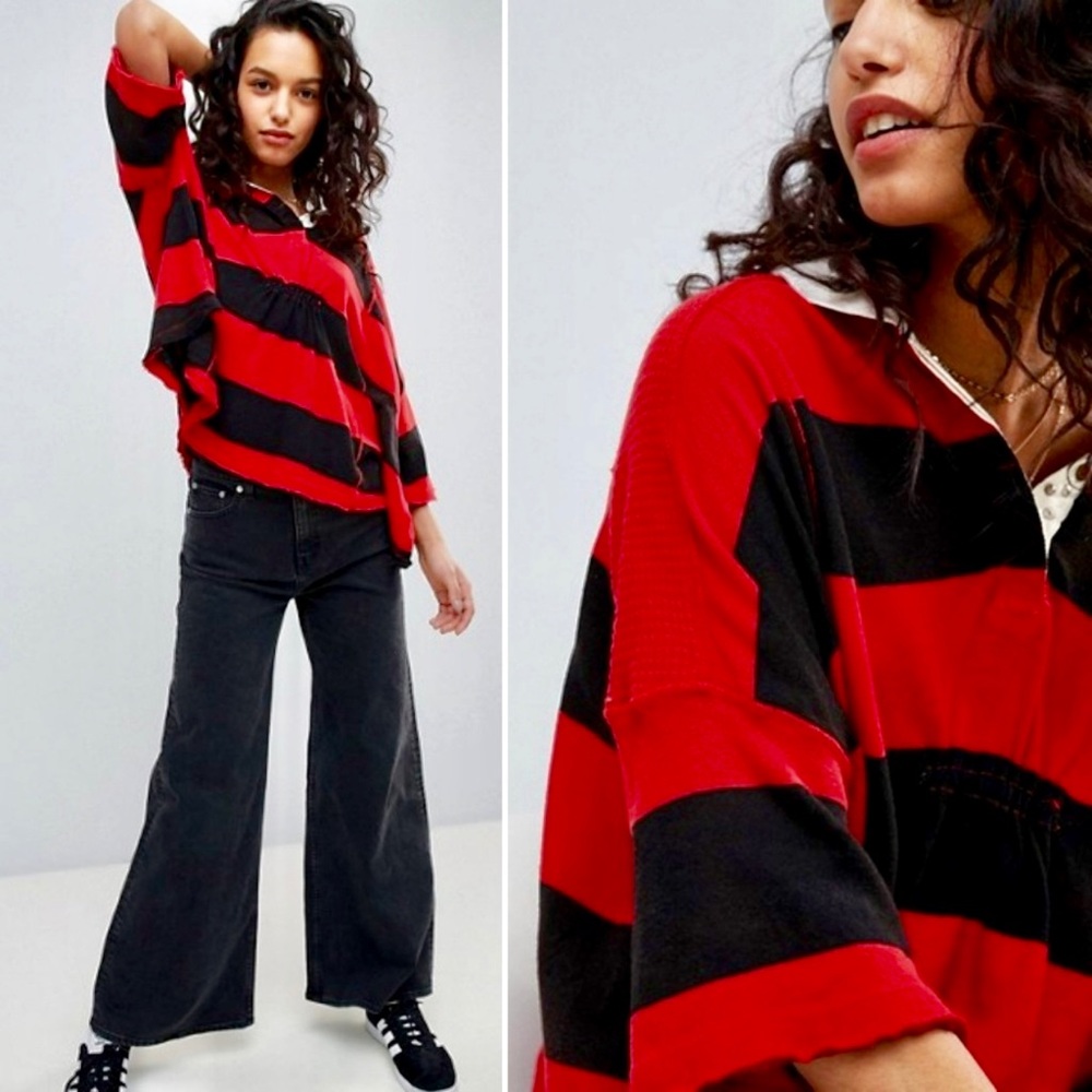 FREE PEOPLE | YUKI PREP & BOHO STYLE SHIRT EUC - Picture 2 of 2